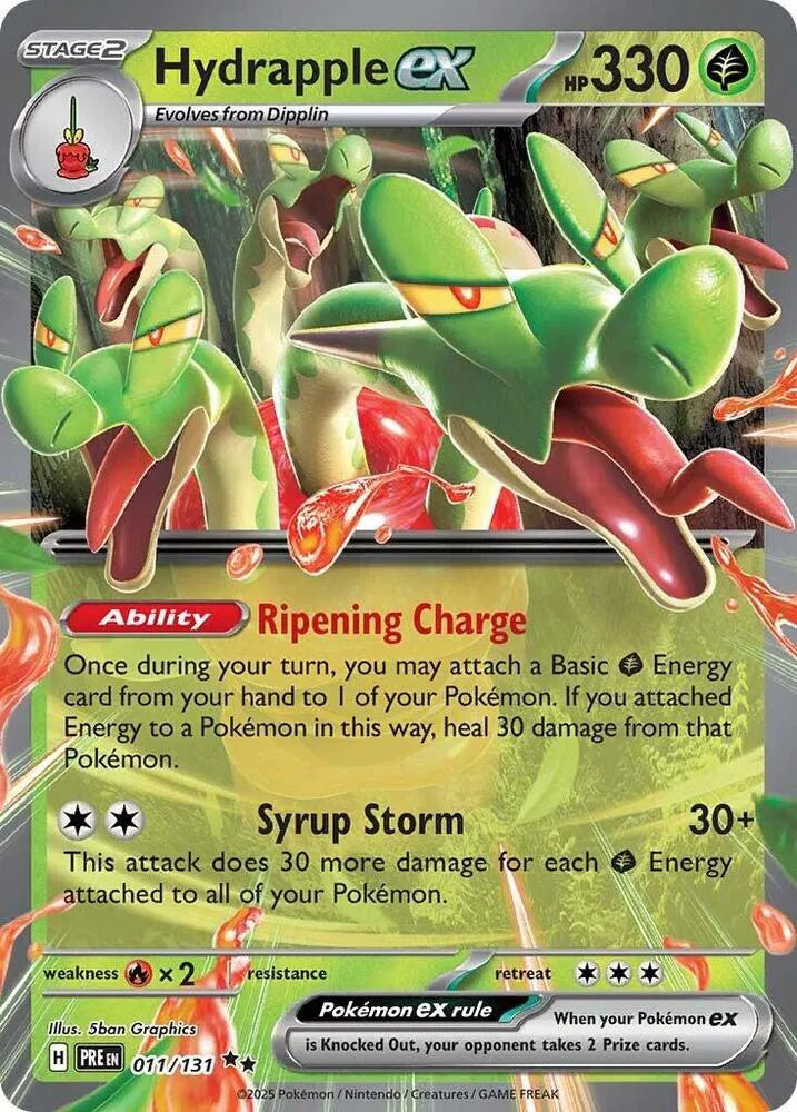 Pokémon Hydrapple ex #011 Double Rare