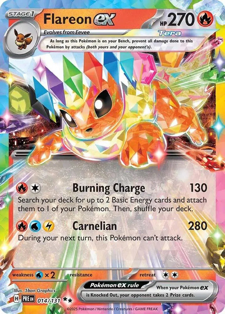 Flareon ex 014/131 - Prismatic Evolutions