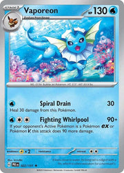 Vaporeon 022/131 (Prismatic Evolutions)