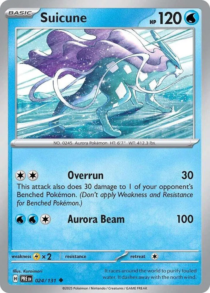 Suicune 024/131 Uncommon | Scarlet & Violet – Prismatic Evolutions