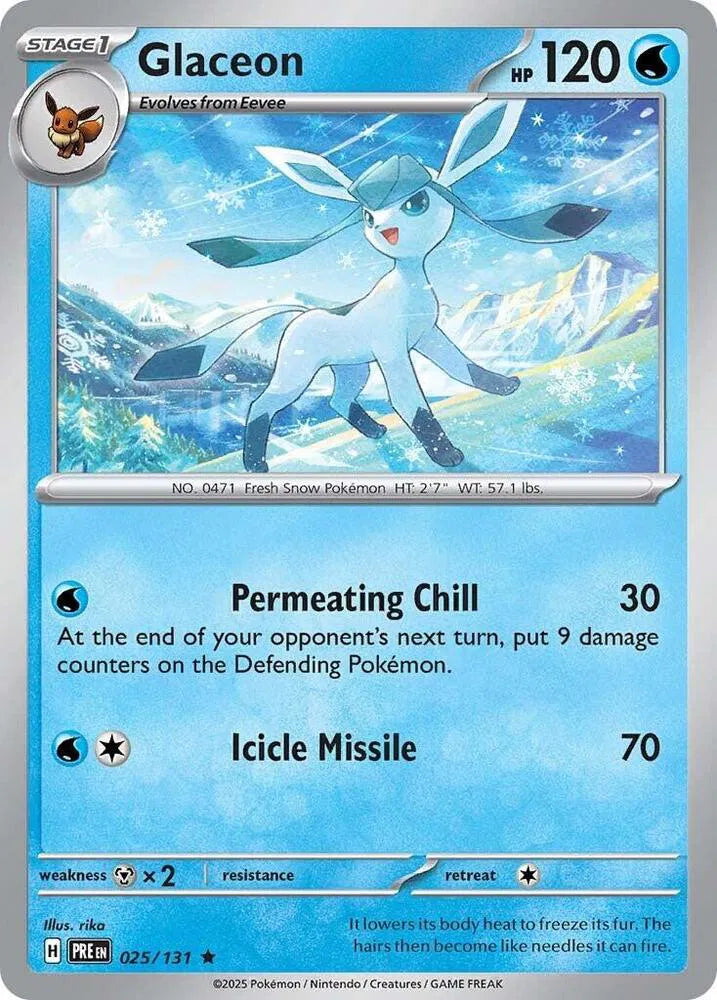 Glaceon 025/131 · Holofoil (Prismatic Evolutions)