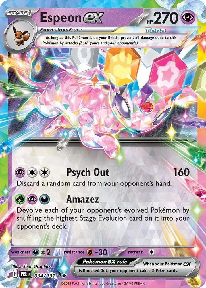 Espeon ex 034/131 (Prismatic Evolutions)
