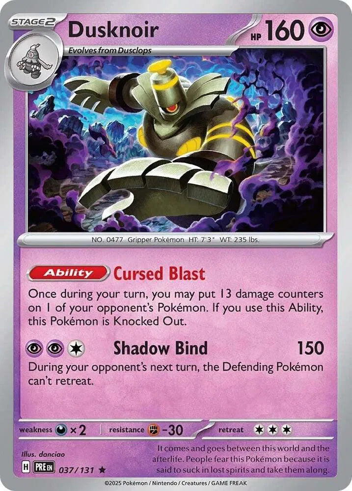 Dusknoir 037/131 · Holofoil (Prismatic Evolutions)