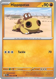 Hippopotas 052/131 · Normal (Prismatic Evolutions)