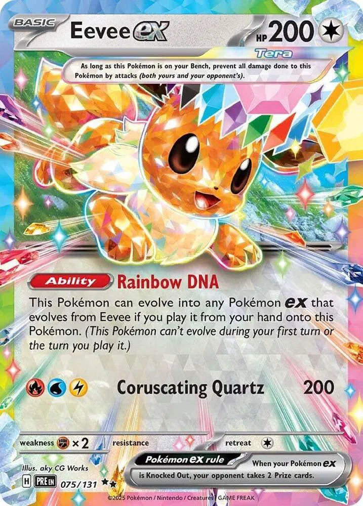 Eevee ex 075/131 · Holofoil (Prismatic Evolutions)