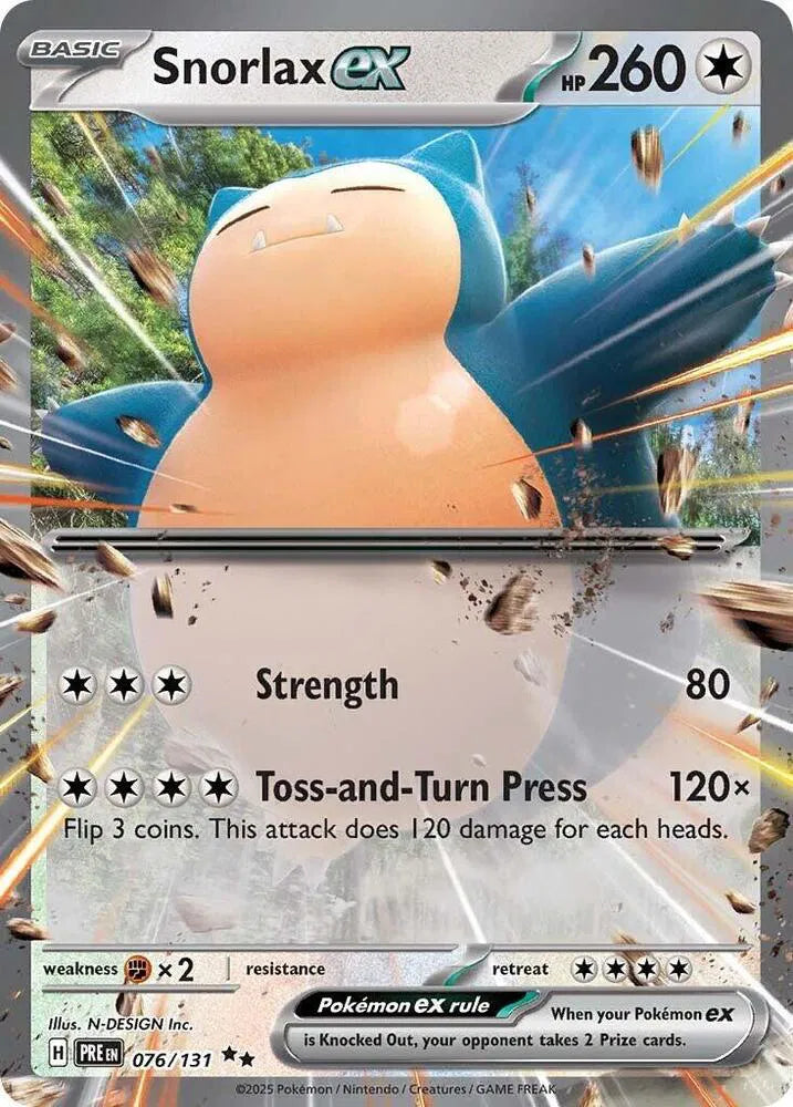 Snorlax ex 076/131 (Prismatic Evolutions)