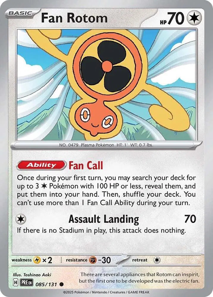 Fan Rotom 085/131 Common | Scarlet & Violet – Prismatic Evolutions