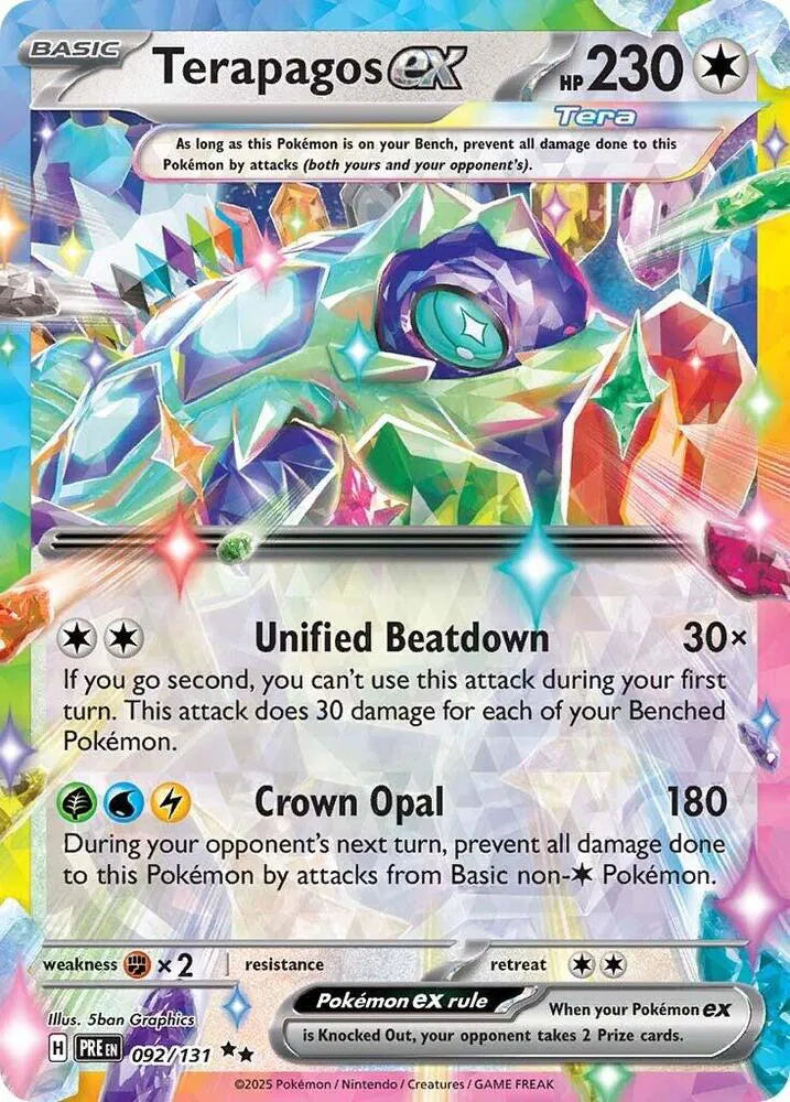 Terapagos ex 092/131 (Prismatic Evolutions)