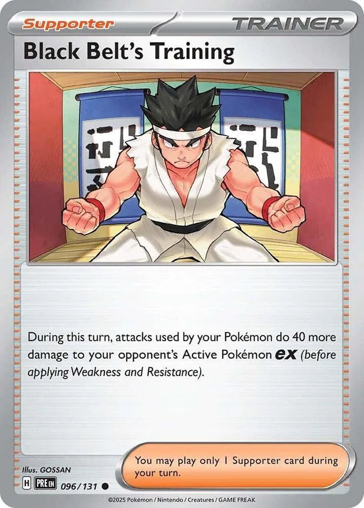 Black Belt's Training 096/131 · Reverse Holofoil (Prismatic Evolutions)
