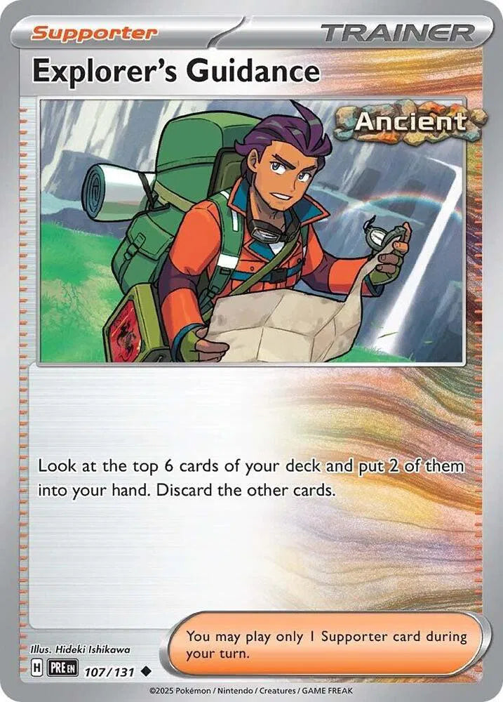 Explorer's Guidance 107/131 · Reverse Holofoil (Prismatic Evolutions)