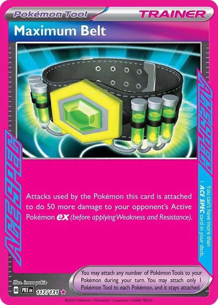 Maximum Belt 117/131 (Prismatic Evolutions)