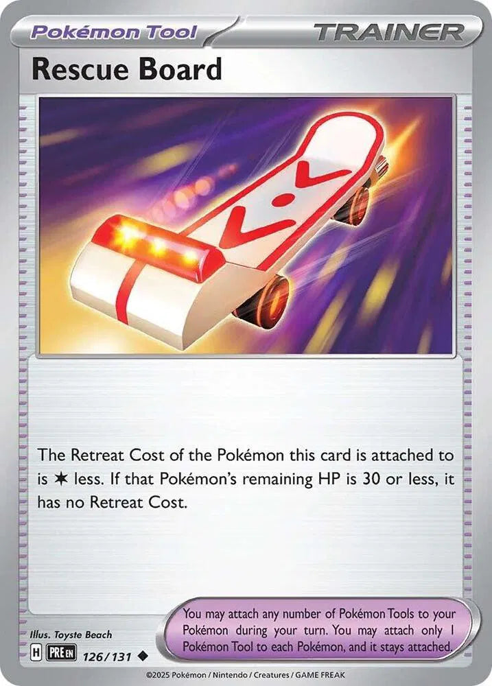 Rescue Board 126/131 · Normal (Prismatic Evolutions)