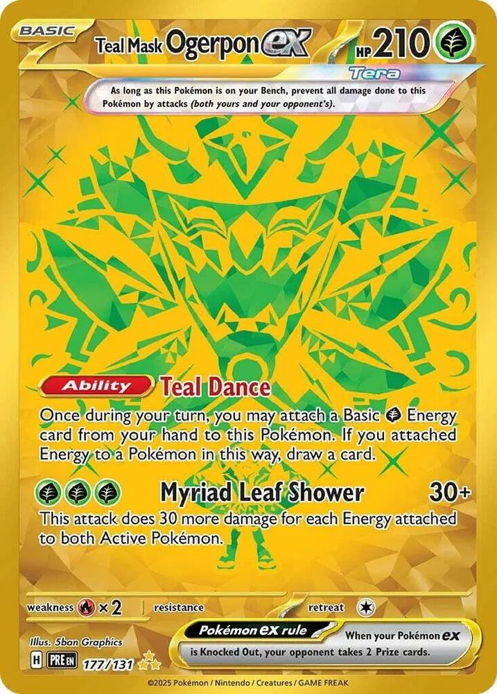 Teal Mask Ogerpon ex 177/131 (Prismatic Evolutions)