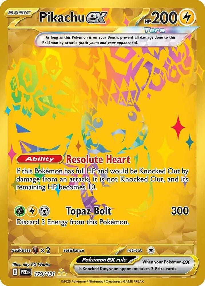 Pikachu ex 179/131 (Prismatic Evolutions)