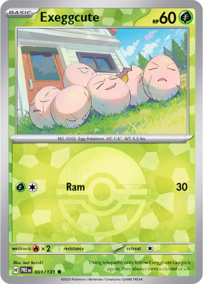 Exeggcute (Poke Ball Pattern) 001/131 (Prismatic Evolutions)