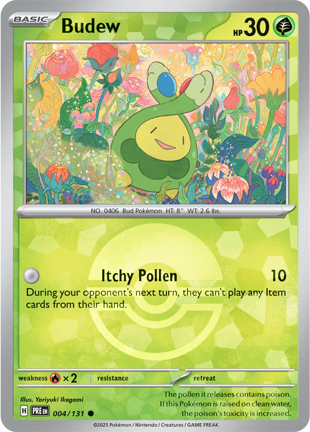 Budew (Poke Ball Pattern) 004/131 · Holofoil (Prismatic Evolutions)