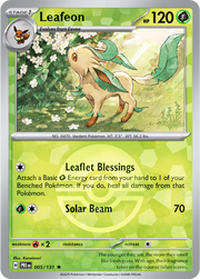 Leafeon (Poke Ball Pattern) 005/131 (Prismatic Evolutions)