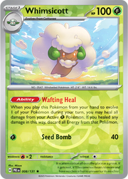 Whimsicott (Poke Ball Pattern) 008/131 (Prismatic Evolutions)
