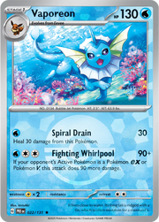 Vaporeon (Poke Ball Pattern) 022/131 (Prismatic Evolutions)