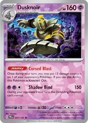 Dusknoir (Poke Ball Pattern) 037/131 · Holofoil (Prismatic Evolutions)