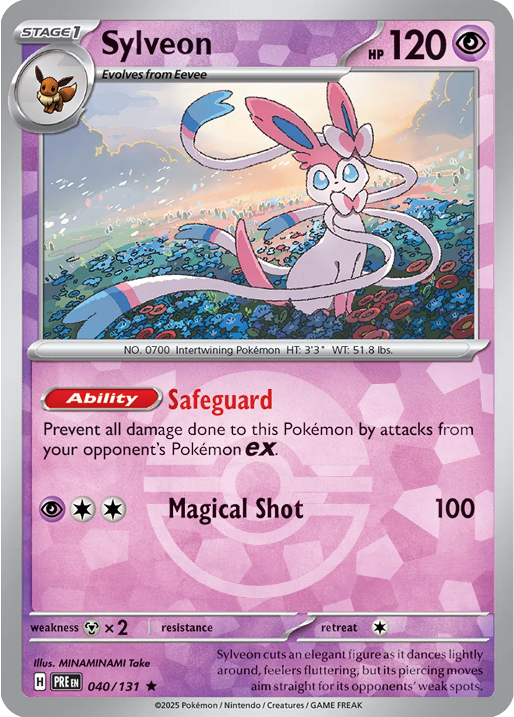 Sylveon (Poke Ball Pattern) 040/131 · Holofoil (Prismatic Evolutions)