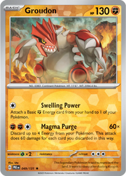 Groudon [Poke Ball] #49 Pokemon Prismatic Evolutions