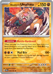 Bloodmoon Ursaluna - 054/131 (Poke Ball Pattern) - SV: Prismatic Evolutions (PRE)