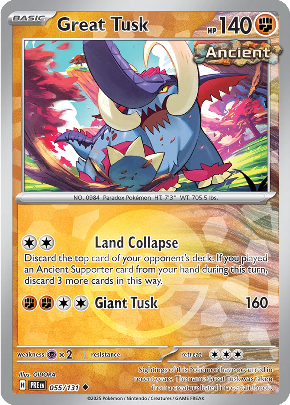 Great Tusk 055/131 (Poke Ball Pattern)