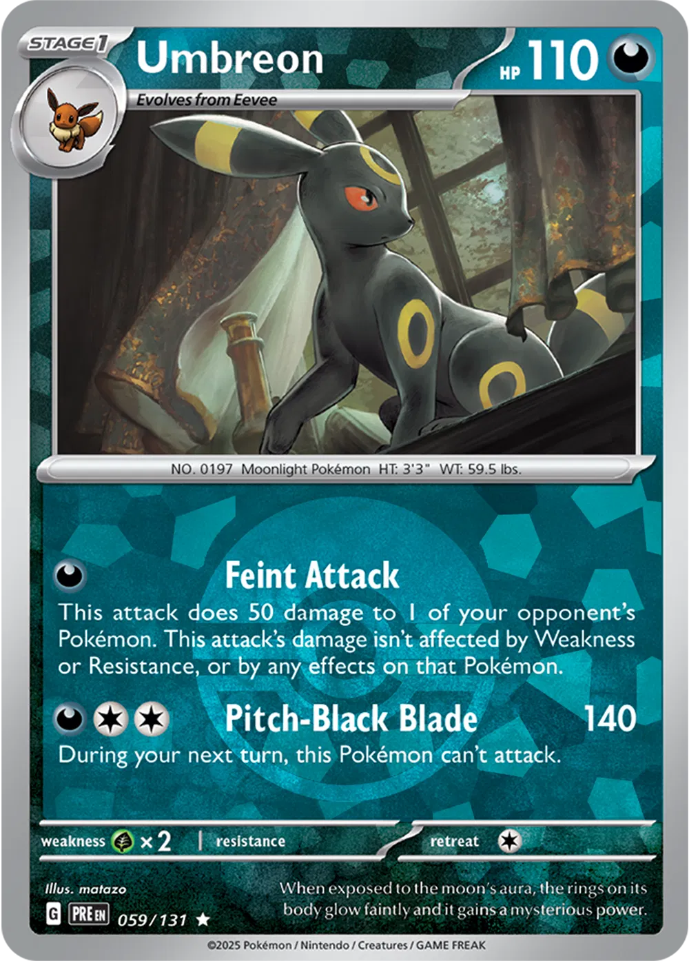 Umbreon (Poke Ball Pattern) 059/131 · Holofoil (Prismatic Evolutions)