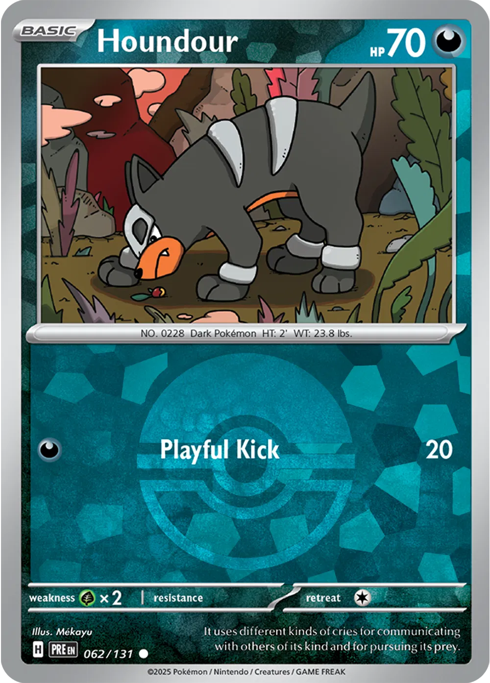 Houndour - 062/131 (Poke Ball Pattern) - SV: Prismatic Evolutions (PRE)