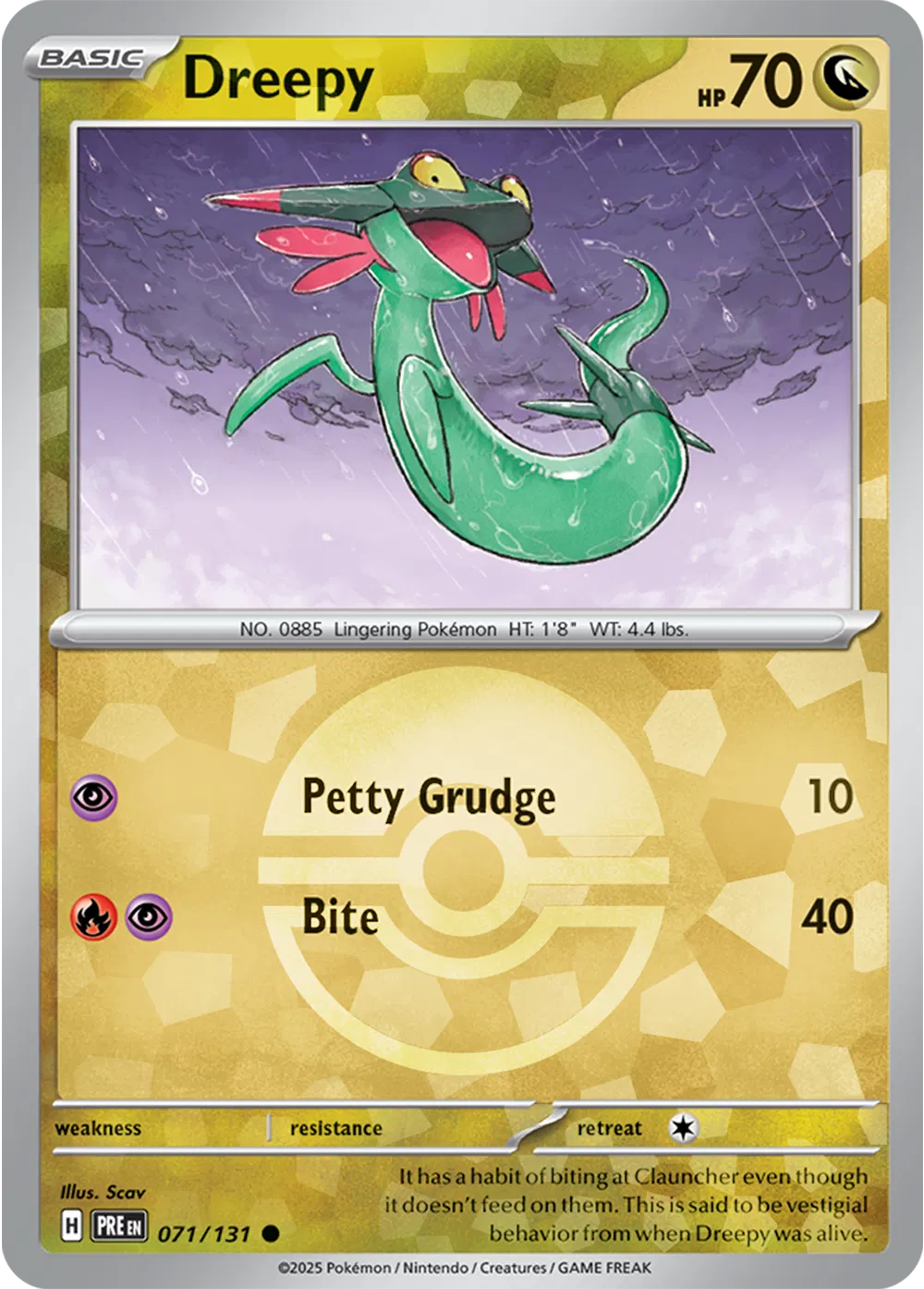 Dreepy (Poke Ball Pattern) 071/131 · Holofoil (Prismatic Evolutions)