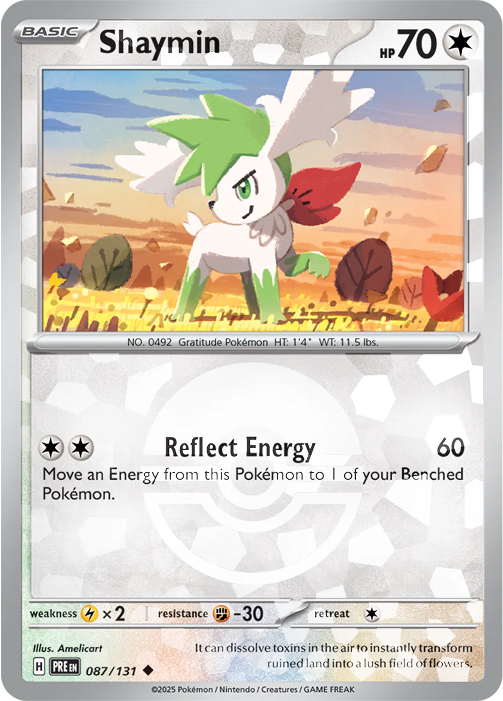 Shaymin - 087/131 (Poke Ball Pattern) - SV: Prismatic Evolutions (PRE)