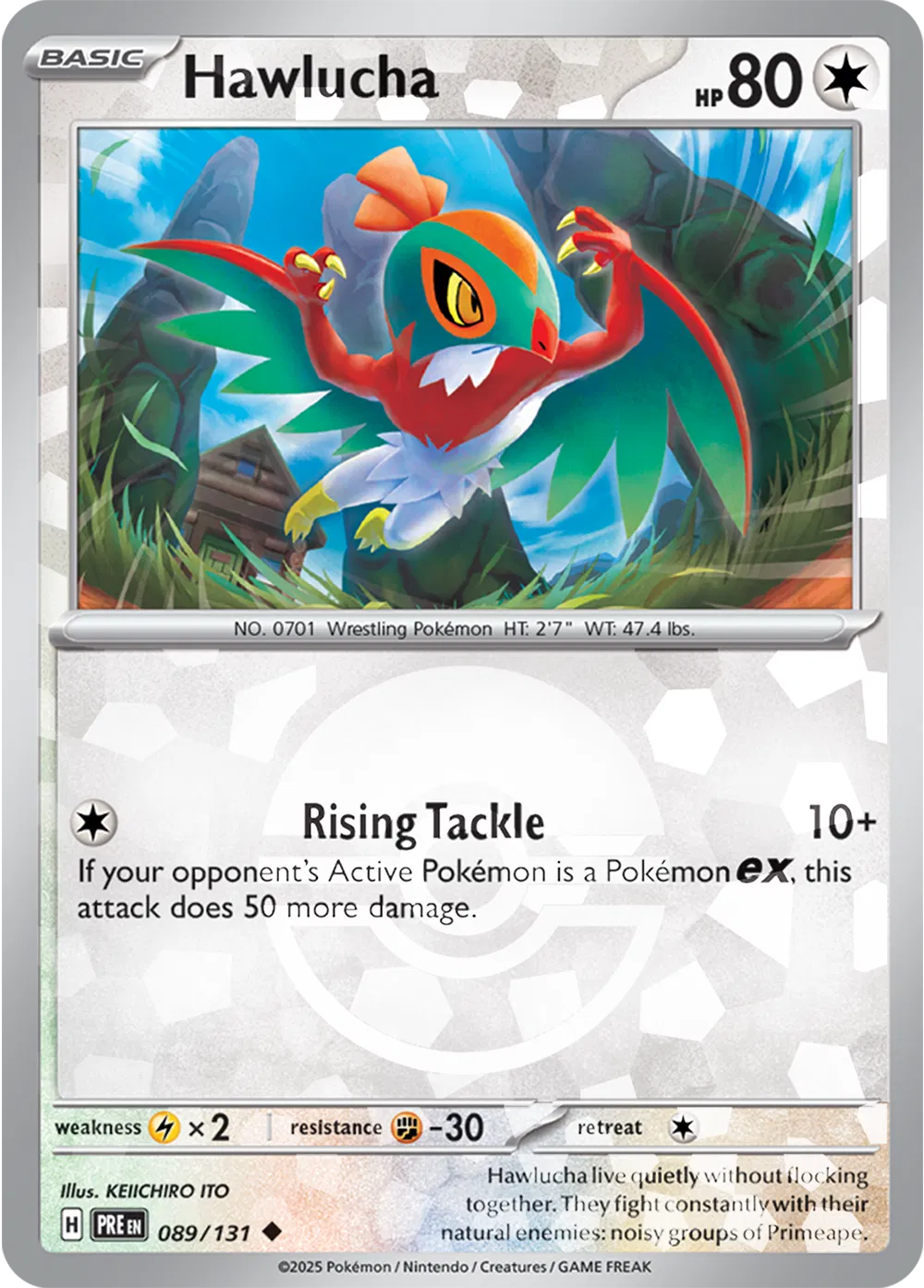 Hawlucha (Poke Ball Pattern) 089/131 (Prismatic Evolutions)