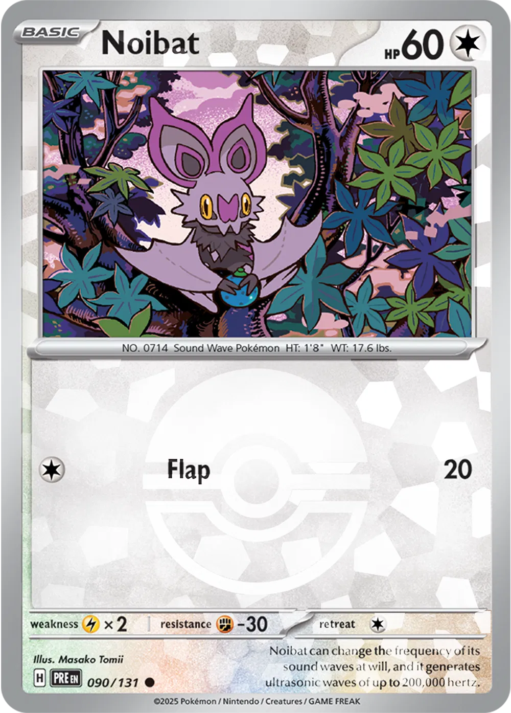 Noibat (Poke Ball Pattern) 090/131 (Prismatic Evolutions)