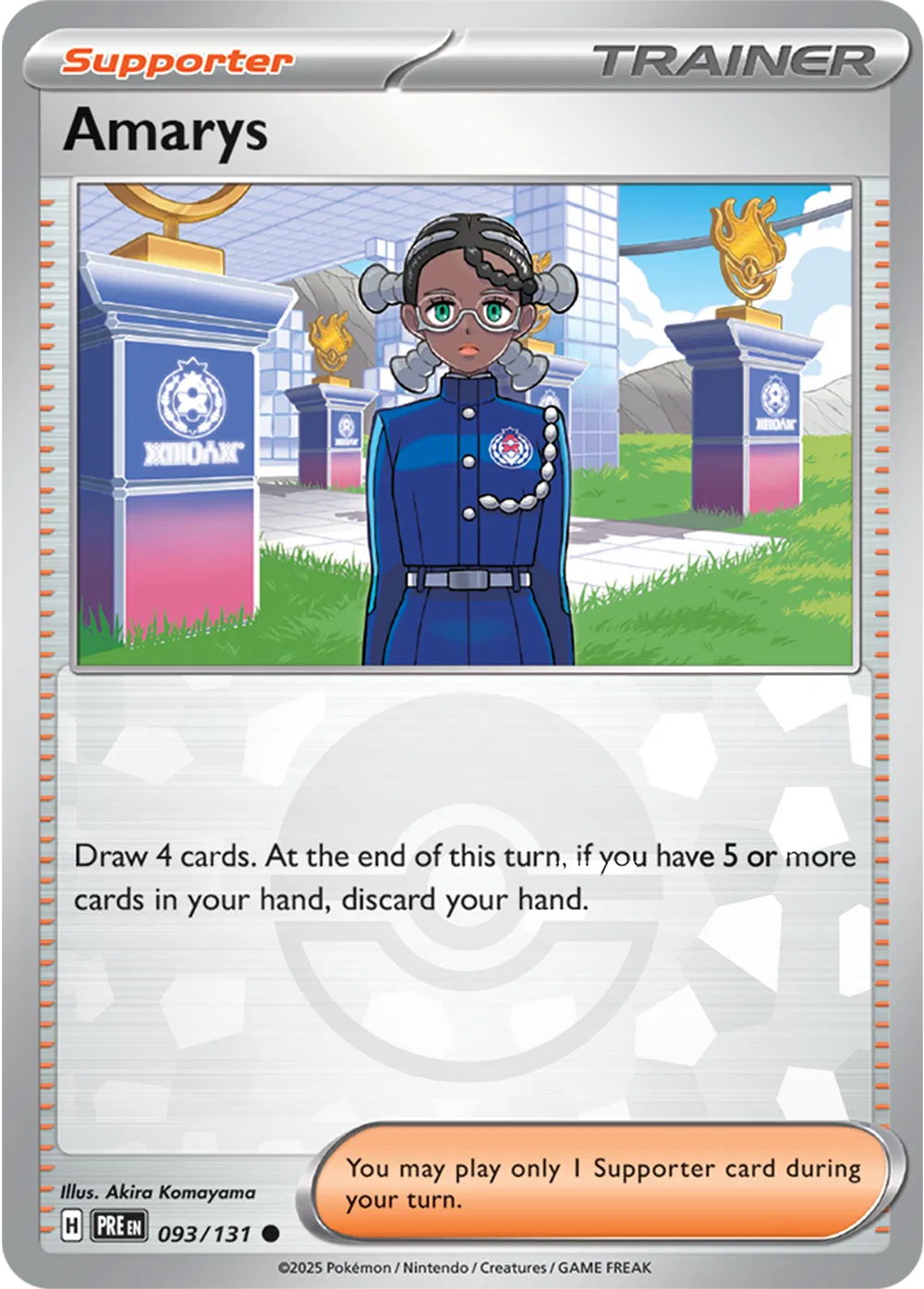 Amarys (Poke Ball Pattern) 093/131 · Holofoil (Prismatic Evolutions)