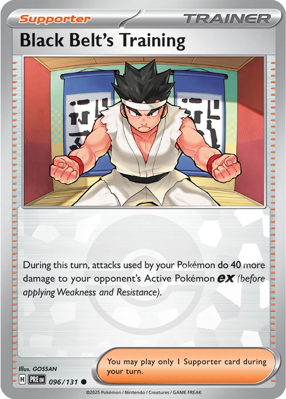 Black Belt's Training (Poke Ball Pattern) 096/131 (Prismatic Evolutions)