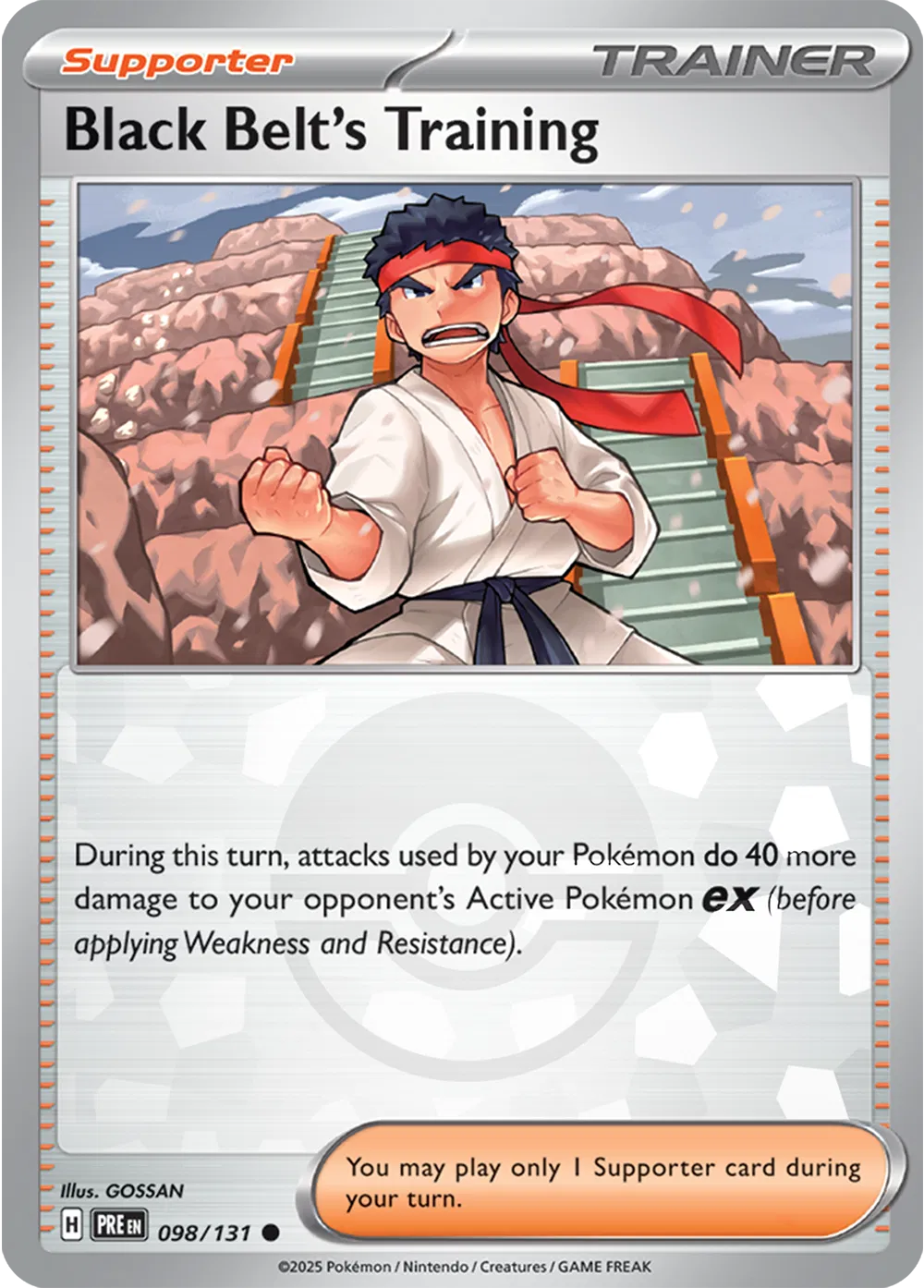 Black Belt's Training (Poke Ball Pattern) 098/131 (Prismatic Evolutions)