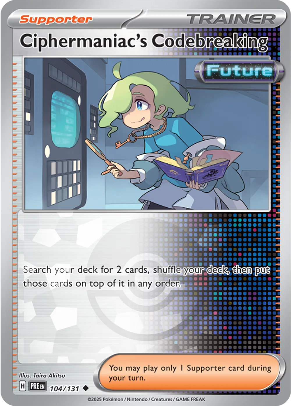 Ciphermaniac's Codebreaking (Poke Ball Pattern) 104/131 (Prismatic Evolutions)
