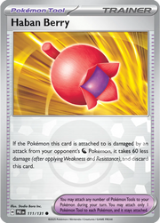 Haban Berry (Poke Ball Pattern) 111/131 (Prismatic Evolutions)