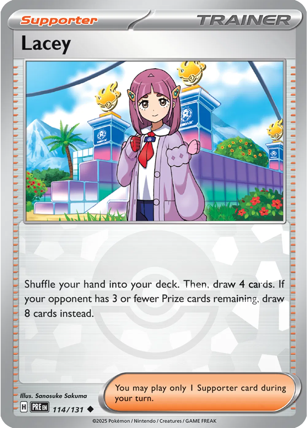 Lacey (Poke Ball Pattern) 114/131 (Prismatic Evolutions)