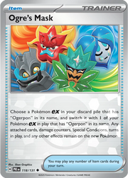Ogre's Mask - 118/131 (Poke Ball Pattern) - SV: Prismatic Evolutions (PRE)