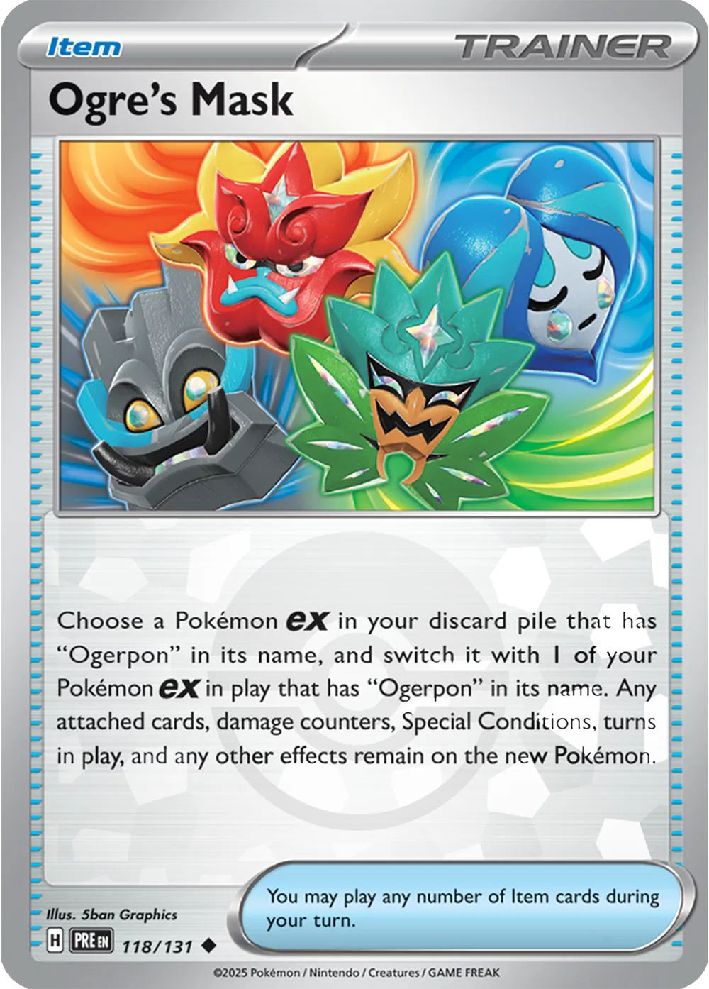 Ogre's Mask (Poke Ball Pattern) 118/131 (Prismatic Evolutions)
