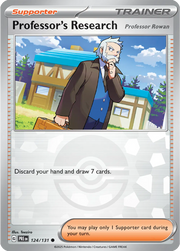 Professor's Research [Professor Rowan] (Poke Ball Pattern) 124/131 (Prismatic Evolutions)