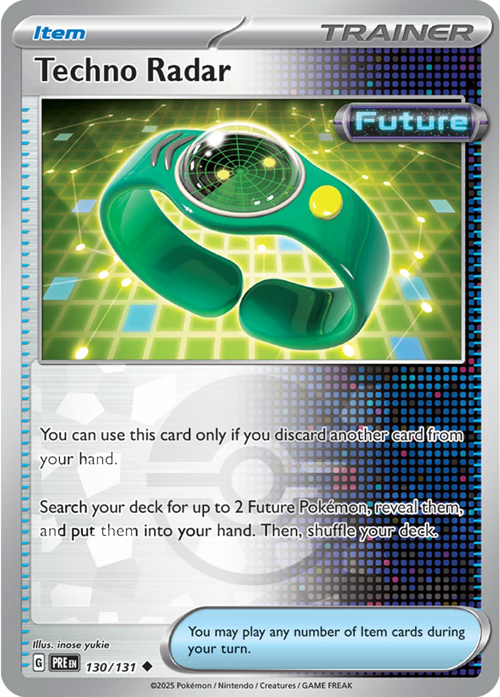 Techno Radar (Poke Ball Pattern) 130/131 (Prismatic Evolutions)