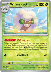 Whimsicott (Master Ball Pattern) 008/131 (Prismatic Evolutions)