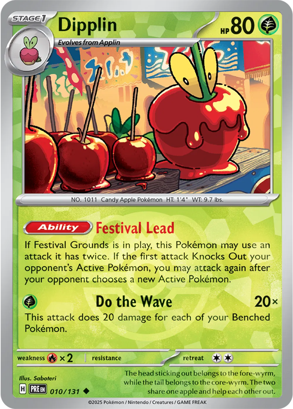 Dipplin (Master Ball Pattern) 010/131 (Prismatic Evolutions)