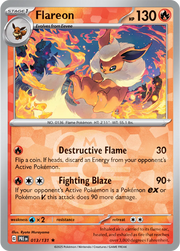 Flareon (Master Ball Pattern) 013/131 · Holofoil (Prismatic Evolutions)