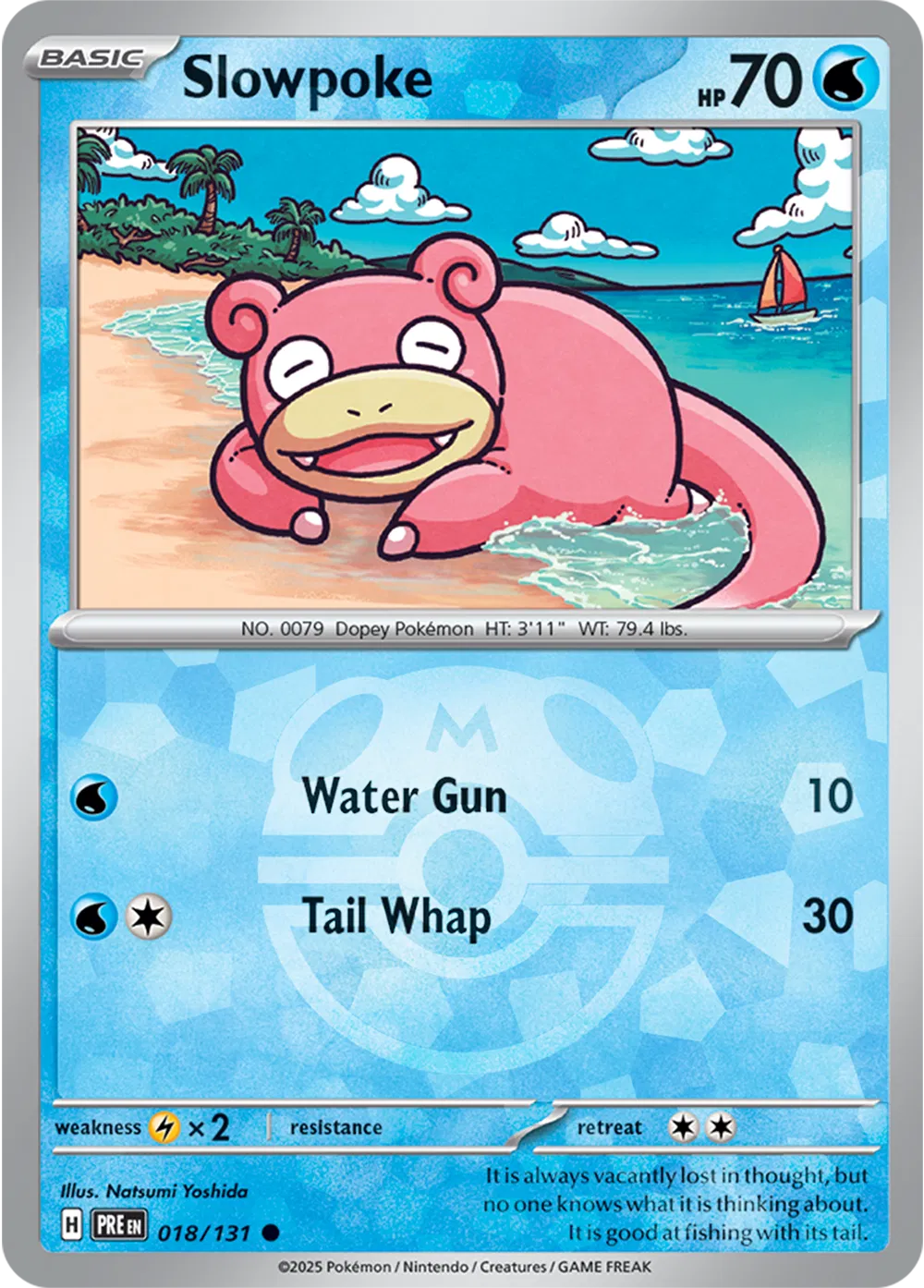 Slowpoke (Master Ball Pattern) 018/131 (Prismatic Evolutions)