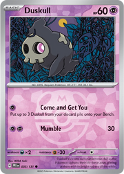 Duskull (Master Ball Pattern) 035/131 · Holofoil (Prismatic Evolutions)