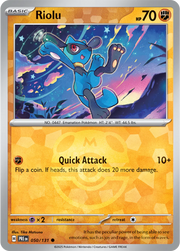 Riolu (Master Ball Pattern) 050/131 (Prismatic Evolutions)
